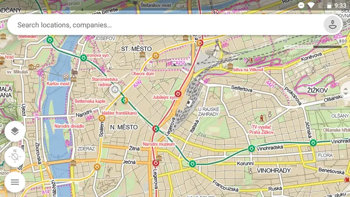 Mapy.cz android App screenshot 0