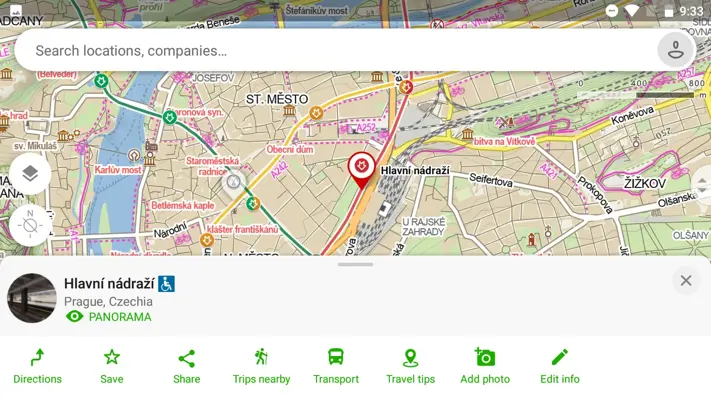 Mapy.cz android App screenshot 2